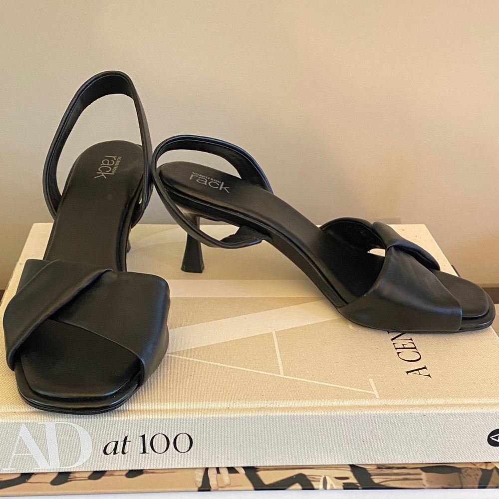 Nordstrom Rack kitten heel sandals - Sz 8.5